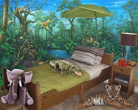 Jungle themed bedroom jungle bedroom theme bedroom themes jungle bedroom. 20 Jungle Themed Bedroom for Kids - Rilane