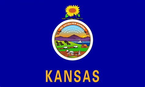 Set Complet Drapeau Kansas Country Flags