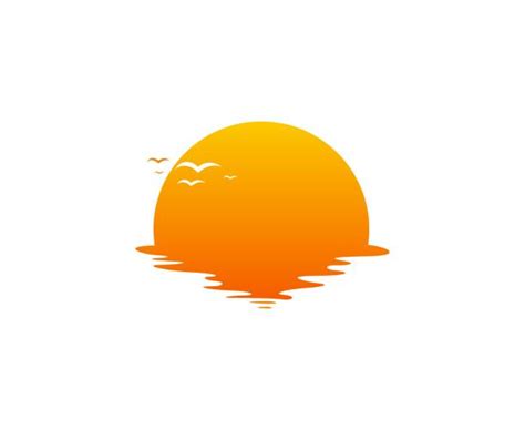 Ocean Sunset Illustrations Royalty Free Vector Graphics And Clip Art