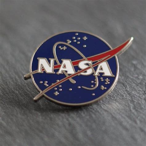 Nasa Enamel Pin Astronaut Space Lapel Pin For Jackets Etsy Nasa