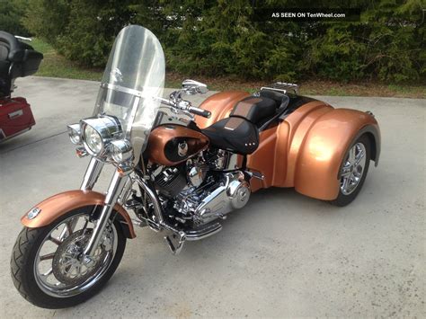 2008 Harley Davidson Custom Trike Softail Anniv Flstf Copper Black