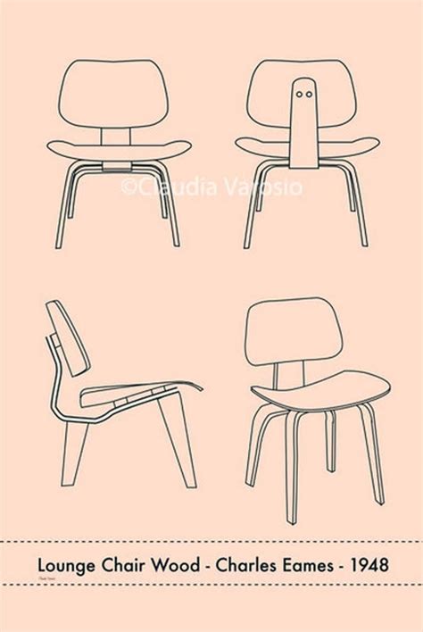 Eames Lounge Chair Cad Block Free