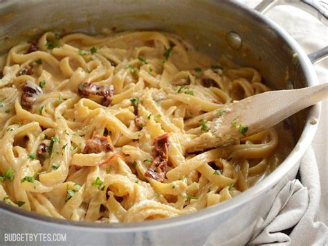 All of your ingredients go into one pot, and with a bit of stirring and about 25 minutes of cook time, you'll have a healthy dinner the whole. One Pot Creamy Sun Dried Tomato Pasta - BudgetBytes.com ...