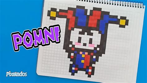 Como Dibujar A Pomni De The Amazin Digital Circus En Pixel Art Pixelados Youtube
