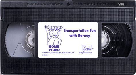 Opening And Closing To Transportation Fun With Barney 1992 Vhs Custom
