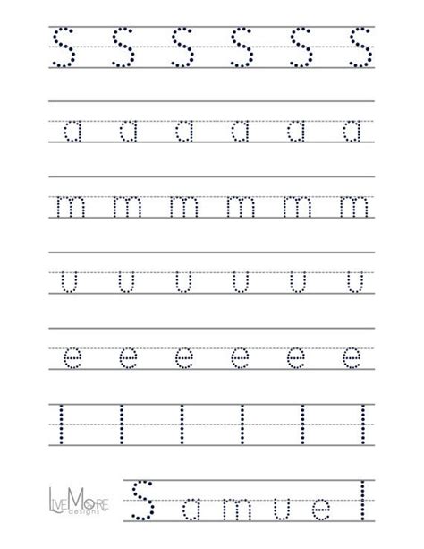 Handwriting fonts are at the top of this list, and should be the main fonts you select for this worksheet. Custom Preschool Name Writing Practice Worksheet Set ...