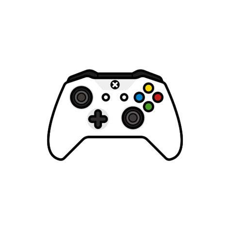 Controller Gamer New White Xbox One Icon Free Download