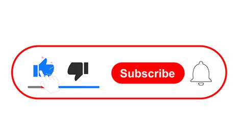 Youtube Subscribe Button And Bell Icon After Effects Templates