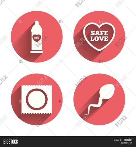 safe sex love icons vector and photo free trial bigstock