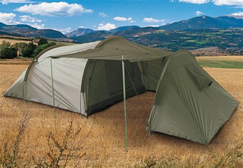 Mil Tec 3 Personen Zelt Mit Stauram Campingzelt Outdoor Oliv 18 X 4