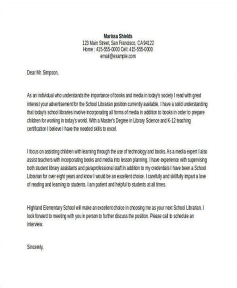 Check spelling or type a new query. 9+ Librarian Cover Letter | Free & Premium Templates