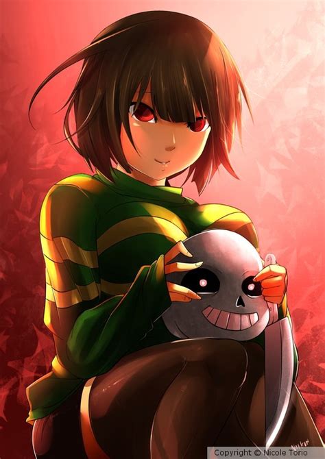 Chara Fanart Fron The Game Undertale By Nicole Torio