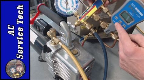 Vacuum Pump Hookup Micron Level Breaking The Vacuum With Refrigerant