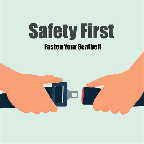 fasten seat belt warning banner safety trip for passengers on car and plane transportation