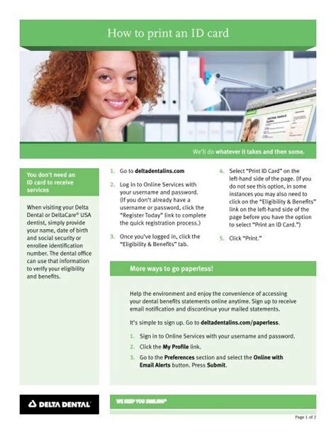 Delta dental has the largest network of dentists nationwide. How to print an ID card - Delta Dental Insurance
