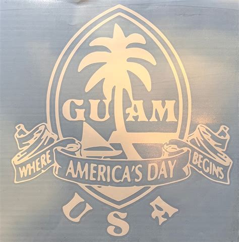 Guam Chamorro Decal Where Americas Day Begins Etsy