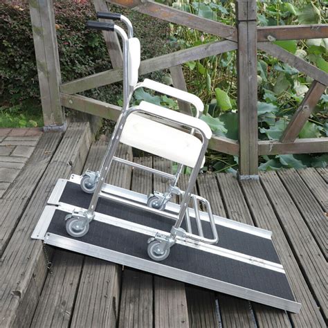 Portable Elderly Handicap Home Wheelchair Threshold Ramp Zincera