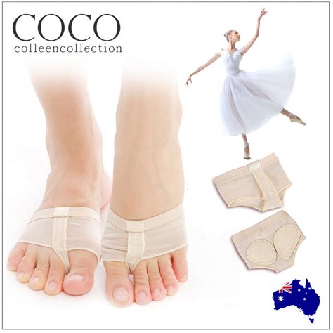 foot thongs toe undies forefoot shoes ballet dance paws pad cover half lyrical ebay