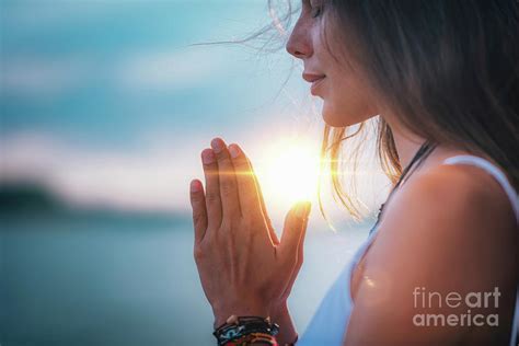 Woman Meditating Photograph By Microgen Imagesscience Photo Library