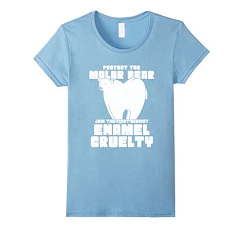Womens Funny Molar Bear Dental Hygienists Shirt And Dentist T Small