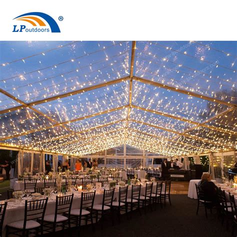 Luxury Clear Roof Wedding Marquee For Event Lpoutdoors