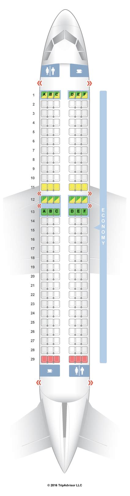 Seatguru Seat Map Wow Air Airbus A320 320