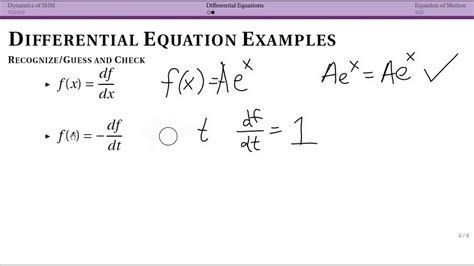 Differential Equations Youtube