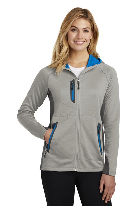 Eddie Bauer Ladies Sport Hooded Full Zip Fleece Jacket Product Sanmar