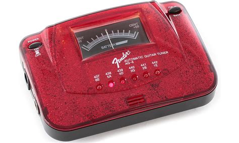 Accordeur Fender Ag 6 Automatic Guitar Tuner Red Sparkle