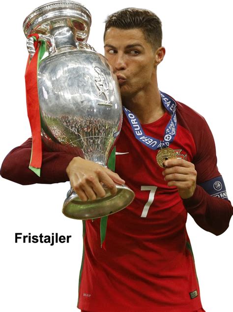 Cristiano Ronaldo Render With Euro 2016 Trophy By Fristajlere On Deviantart