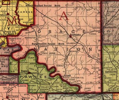 Osage Territory Map