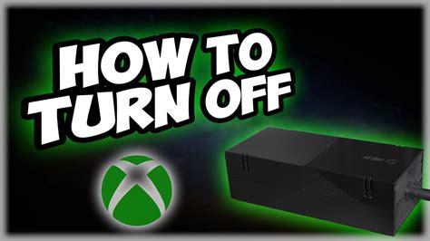 Xbox One Power Brick Tutorial How To Turn Off Youtube
