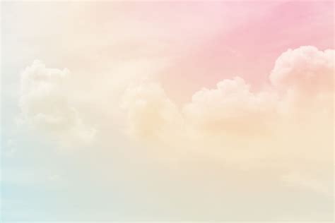 Premium Photo Cloud Background With A Pastel Colour