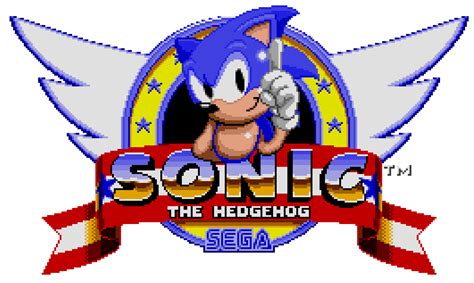 Sonic 1 Title Sprites