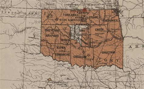 Indian Oklahoma Territory 1889 Capturing The Changing Expanse