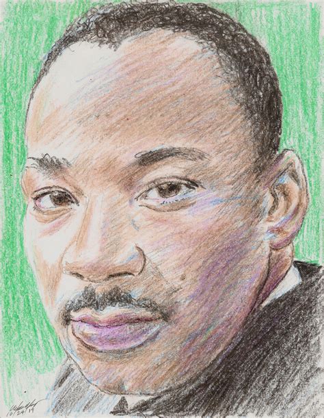 My Crayons Drawing Of The Reverend Dr Martin Luther King