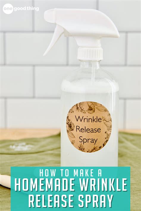 Diy Wrinkle Release Spray How To Make A Wrinkle Releaser Spray