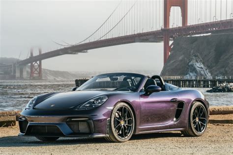 Viola Metallic 2021 Porsche 718 Spyder For Sale On Bat Auctions Sold