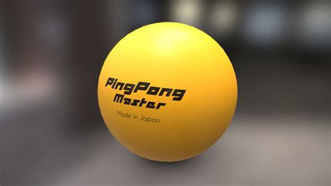 ping pong ball download free 3d model by alex zup [966c74c] sketchfab
