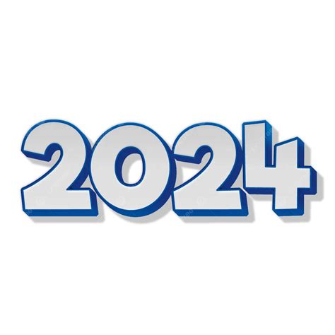 2024 Blue Color Style Editable Text Effect Design Vector 2024 2024