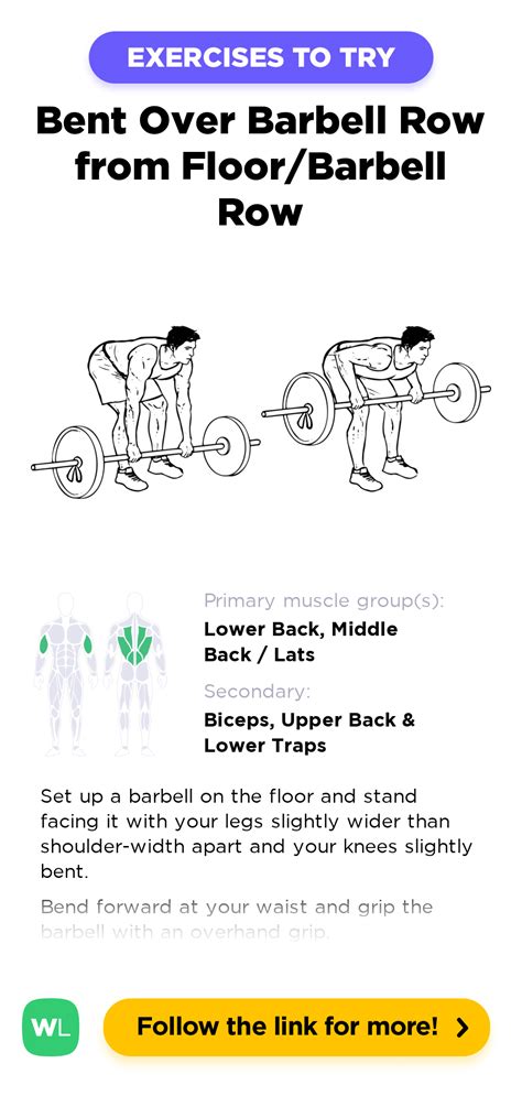 Bent Over Barbell Row From Floor Barbell Pendlay Row Workoutlabs