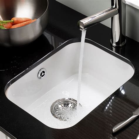 Reginox miami 40x40cm copper single bowl stainless steel undermount kitchen sink. Astracast LINCOLN 3040 Undermount Ceramic Kitchen Sink ...