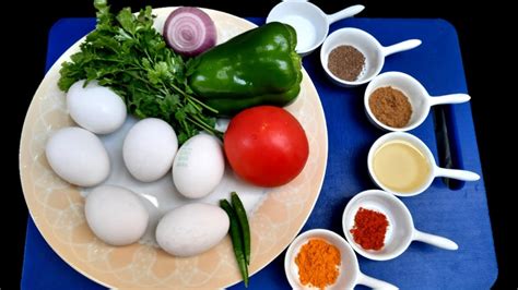 Egg Scrambled Recipe Egg Bhurji Recipe Eggs With Vegetables