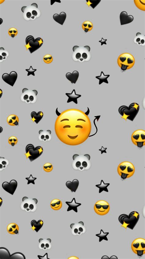 Gratis 95 Gratis Wallpaper Emoji Black Terbaik Background Id