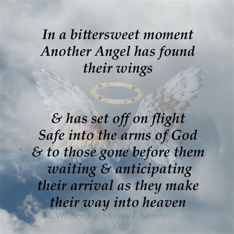 But this time his angel wings were manifested on this plane, instead of a surreal shadow behind the vessel. In A Bittersweet Moment Another Angel Has Found Their Wings And Has Set Off On Flight Safe Into ...