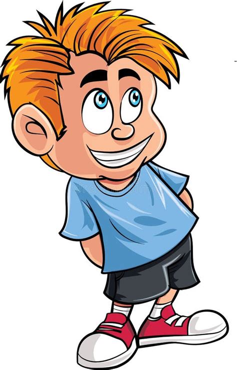 Cartoon Of Cute Little Boy Stock Illustration Illustration Of Kids