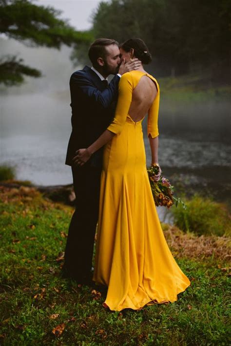 25 Jaw Dropping Yellow And Mustard Wedding Dresses Weddingomania