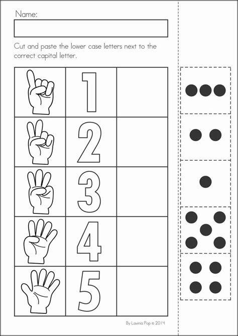 14 Best Images Of Number Cut Out Worksheet Free
