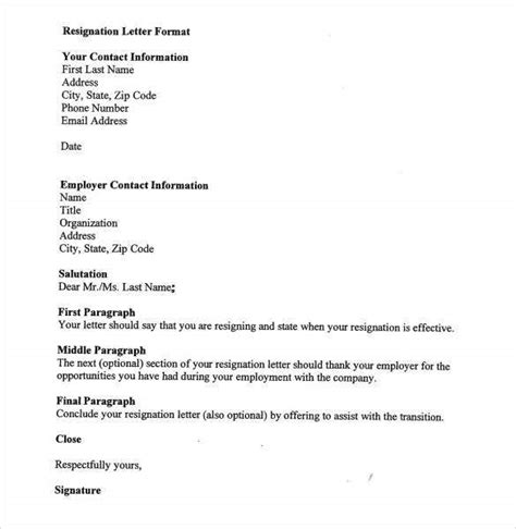 You will find many examples of resignation letters and resign letter templates for free. 39+ Simple Resignation Letter Templates - PDF, DOC | Free ...