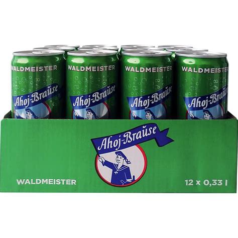 Ahoj brause waldmeister 12 x 330 ml inklusive pfand. Ahoj Brause Waldmeister 0,33 Liter Dose inkl. Einwegpfand ...